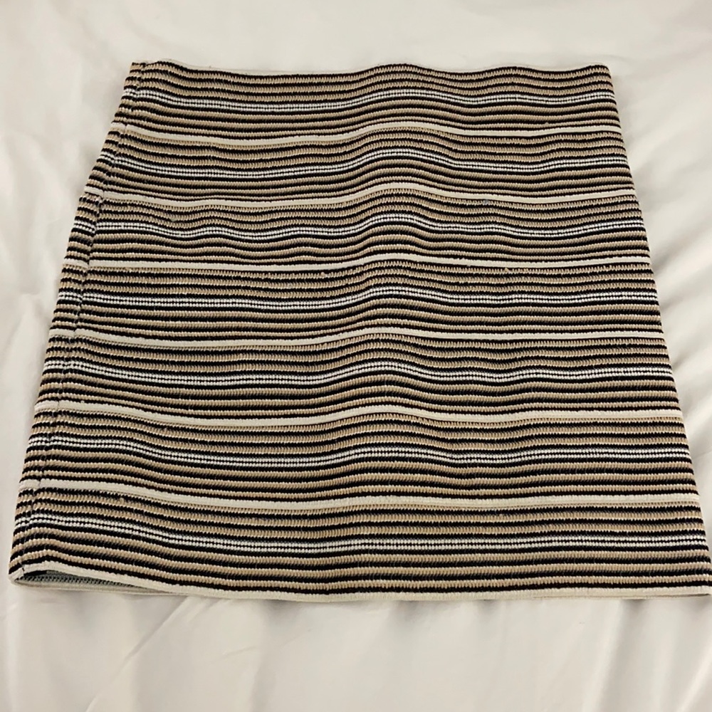 Striped tube skirt